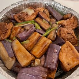 Tofu & eggplant hot pot
