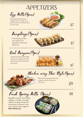Menu photo 2 Aloy Mak Thai Restaurant Liberty, KY Menu photo 2 Aloy Mak Thai Restaurant Liberty, KY