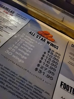 Menu photo 1 Wingmasters Key West, FL Menu photo 1 Wingmasters Key West, FL