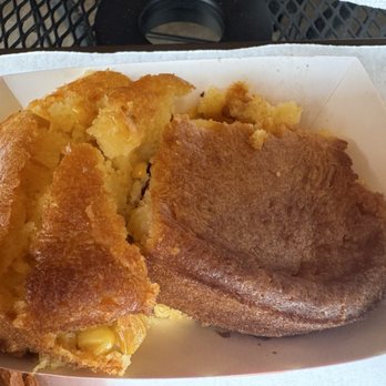 John Brown BBQ - Decent cornbread, but way to sweet - Barbeque Near Me - Long Island City, New York