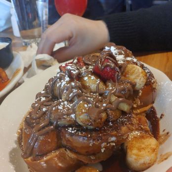Eggy's Diner Chicago - Crunchy Nutella French Toast - Breakfast & Brunch Near Me - Chicago, Illinois