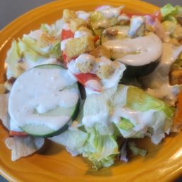 House salad with Ranch House salad with Ranch