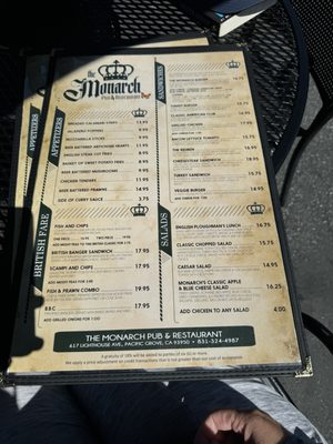 Menu photo 6 The Monarch Pub & Restaurant Pacific Grove, CA Menu photo 6 The Monarch Pub & Restaurant Pacific Grove, CA