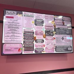 The menu