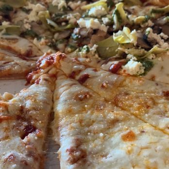Dewey's Pizza - 17 inch half cheese half green lantern - Pizza Near Me - Dublin, Ohio