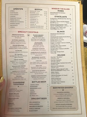Menu photo 6 Bar Frites Greenvale, NY Menu photo 6 Bar Frites Greenvale, NY