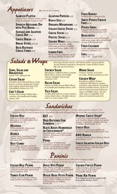 Menu photo 3 Vince's Restaurant & Pizzeria Monroe, WI