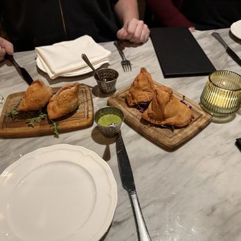 Curry A La Flambe - Punjabi Samosa and Goat Belly Samosa - Indian Near Me - Glen Ellyn, Illinois