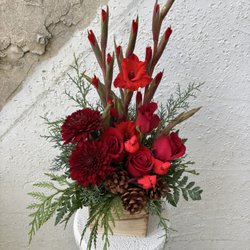 Navarre Beach Flowers - Christmas arrangement!