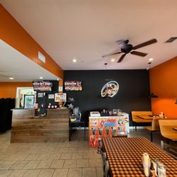 Fire Fire Pizza - Lots of seating.  Easy to order to go.