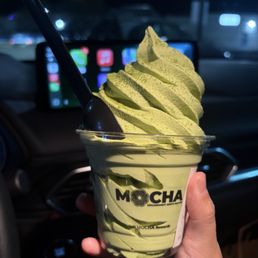 Matcha soft serve Matcha soft serve