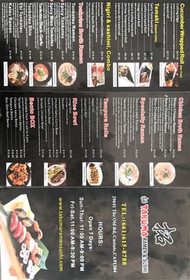 Menu photo 5 Takuma Ramen & Sushi Castaic, CA