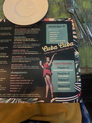 Menu photo 1 Cuba Cuba Cafe & Bar Denver, CO Menu photo 1 Cuba Cuba Cafe & Bar Denver, CO