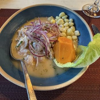 Aji Peru - Ceviche de Corvina - Peruvian Near Me - Port St. Lucie, Florida Aji Peru - Ceviche de Corvina - Peruvian Near Me - Port St. Lucie, Florida