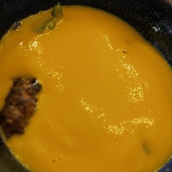 Bludorn - Carrot ginger soup - New American Near Me - Houston, Texas Bludorn - Carrot ginger soup - New American Near Me - Houston, Texas