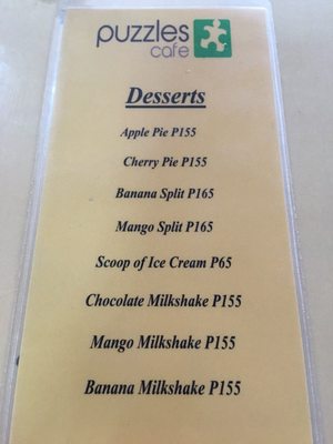 Menu photo 6 Puzzles Cafe Angeles City, PAM Menu photo 6 Puzzles Cafe Angeles City, PAM