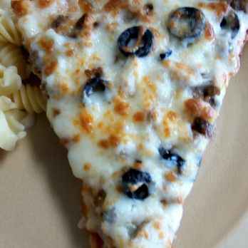 Godfathers Pizza - a slice of pizza and pasta on a plate - Pizza Near Me - Ozark, Missouri Godfathers Pizza - a slice of pizza and pasta on a plate - Pizza Near Me - Ozark, Missouri