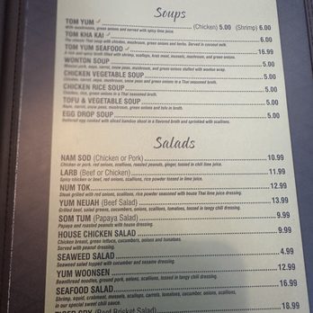 Thai Basil - Menu - Thai Near Me - Clearwater, Florida