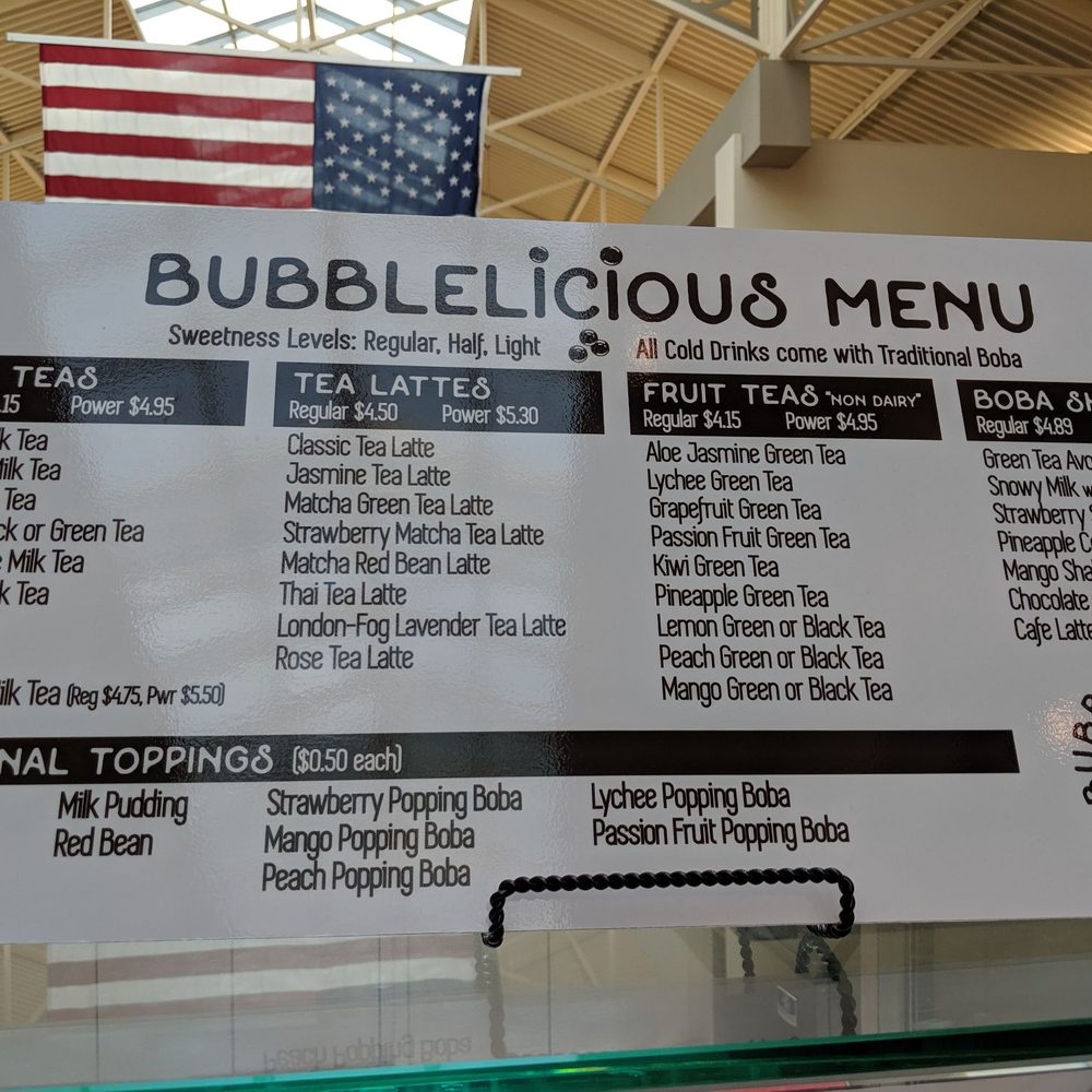Bubblelicious - Menu - Bubble Tea Near Me - Wauwatosa, Wisconsin