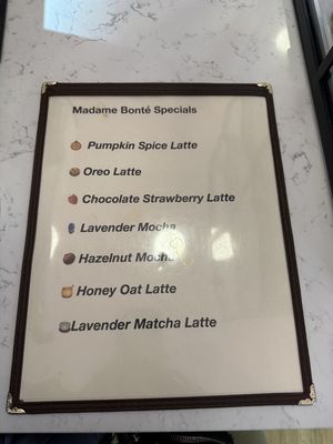 Menu photo 8 Madame Bonte Cafe New York, NY Menu photo 8 Madame Bonte Cafe New York, NY