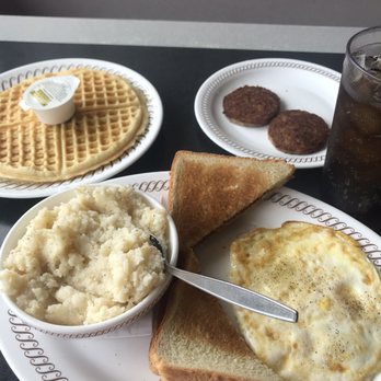 Waffle House - a breakfast of eggs, mashed potatoes, and waffles - Breakfast & Brunch Near Me - Frederick, Maryland Waffle House - a breakfast of eggs, mashed potatoes, and waffles - Breakfast & Brunch Near Me - Frederick, Maryland
