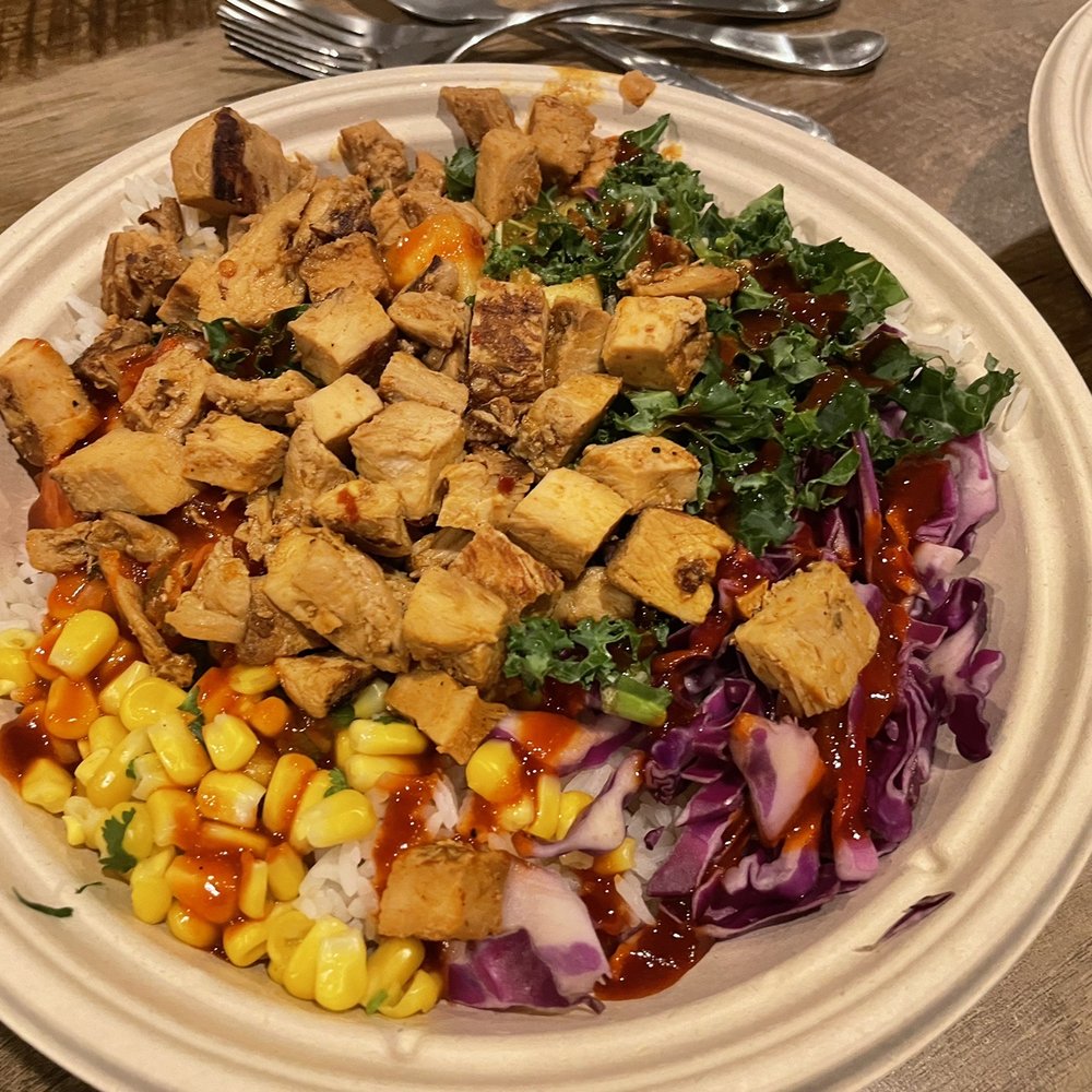 BIBIBOP Asian Grill - Sweet & spicy chicken bowl - Asian Fusion Near Me - Carmel, Indiana BIBIBOP Asian Grill - Sweet & spicy chicken bowl - Asian Fusion Near Me - Carmel, Indiana