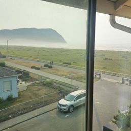 View of Tillamook Head from our room. View of Tillamook Head from our room.