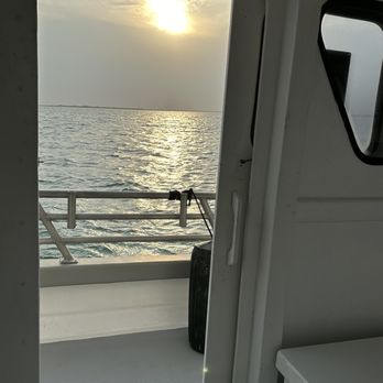 Buccaneer Cruises - Sun starts to set - Boat Tours Near Me - Corpus Christi, Texas