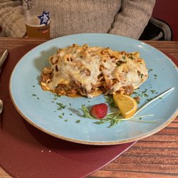 Pizzeria Fornelli - Scaloppina Italia €17.90 (price includes a side salad).