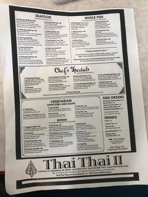 Menu photo 7 Thai Thai II Bethlehem, PA Menu photo 7 Thai Thai II Bethlehem, PA