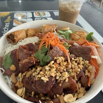 Pho To Thi - B4 Grilled Pork, Eggrolls, Shrimp on vermicelli - Vietnamese Near Me - San Jose, California Pho To Thi - B4 Grilled Pork, Eggrolls, Shrimp on vermicelli - Vietnamese Near Me - San Jose, California