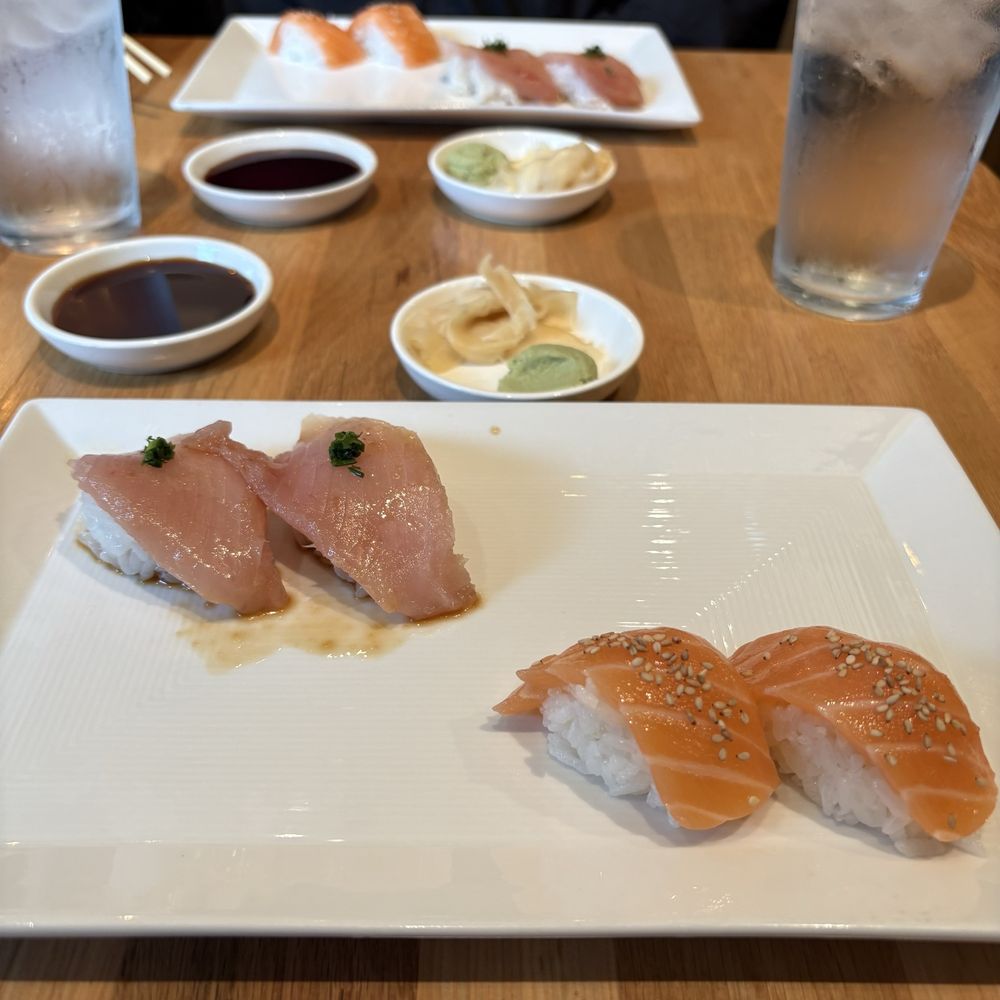 SUGARFISH | Pasadena - Albacore Sushi (2-Pc), Salmon Sushi (2-Pc) - Japanese Near Me - Pasadena, California SUGARFISH | Pasadena - Albacore Sushi (2-Pc), Salmon Sushi (2-Pc) - Japanese Near Me - Pasadena, California