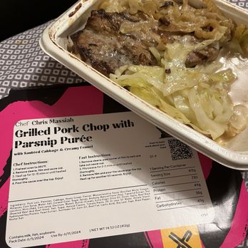 Cook Unity - Grilled Pork Chop with Parsnip Puree - Food Delivery Services Near Me Cook Unity - Grilled Pork Chop with Parsnip Puree - Food Delivery Services Near Me