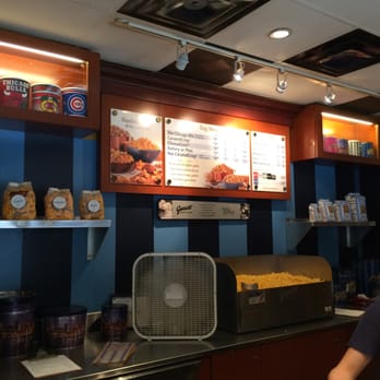 Garrett Popcorn Shops - The buttery popcorn is behind the counter. - Popcorn Shops Near Me - Chicago, Illinois