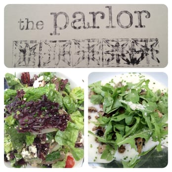 The Parlor - Field greens salad and creamy polenta - Pizza Near Me - Phoenix, Arizona The Parlor - Field greens salad and creamy polenta - Pizza Near Me - Phoenix, Arizona