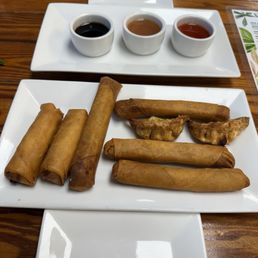 Fil-Thai Sampler Platter Fil-Thai Sampler Platter