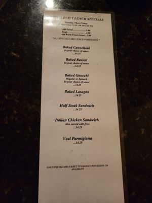Menu photo 6 Vince's Ristorante West Sacramento, CA Menu photo 6 Vince's Ristorante West Sacramento, CA