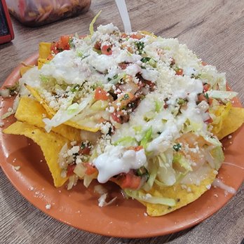 Las Brazas Taquería - Shrimp nachos A+ ample shrimp. Served hot and fresh - Tacos Near Me - Lafayette, Indiana Las Brazas Taquería - Shrimp nachos A+ ample shrimp. Served hot and fresh - Tacos Near Me - Lafayette, Indiana