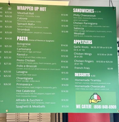 Menu photo 2 Landini's Pizzeria Las Vegas, NV