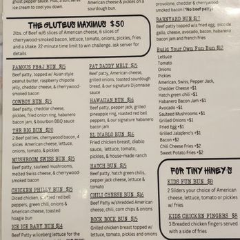 Fun Buns - Menu - Food Trucks Near Me - Spring Branch, Texas