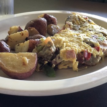 The Crowned Egg - The Crowned Omelet with red skin potatoes. - Breakfast & Brunch Near Me - Gilbert, Arizona The Crowned Egg - The Crowned Omelet with red skin potatoes. - Breakfast & Brunch Near Me - Gilbert, Arizona