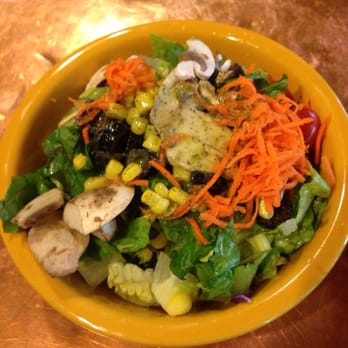 Oscar's Cafe - Salad that came with the burrito dish. Wasn't the biggest fan- it had some pesto (?) dressing - Mexican Near Me - Springdale, Utah Oscar's Cafe - Salad that came with the burrito dish. Wasn't the biggest fan- it had some pesto (?) dressing - Mexican Near Me - Springdale, Utah