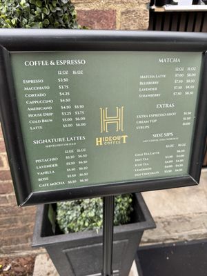 Menu photo 1 Hideout Coffee Monrovia, CA Menu photo 1 Hideout Coffee Monrovia, CA