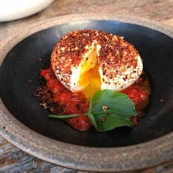Octavia - Deviled Egg cut open - New American Near Me - San Francisco, California Octavia - Deviled Egg cut open - New American Near Me - San Francisco, California