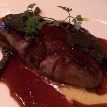 Le Papillon - 2nd Seared Foie Gras w/ shaved black truffles | 4 courses - $85 + $15 supplement - French Near Me - San Jose, California