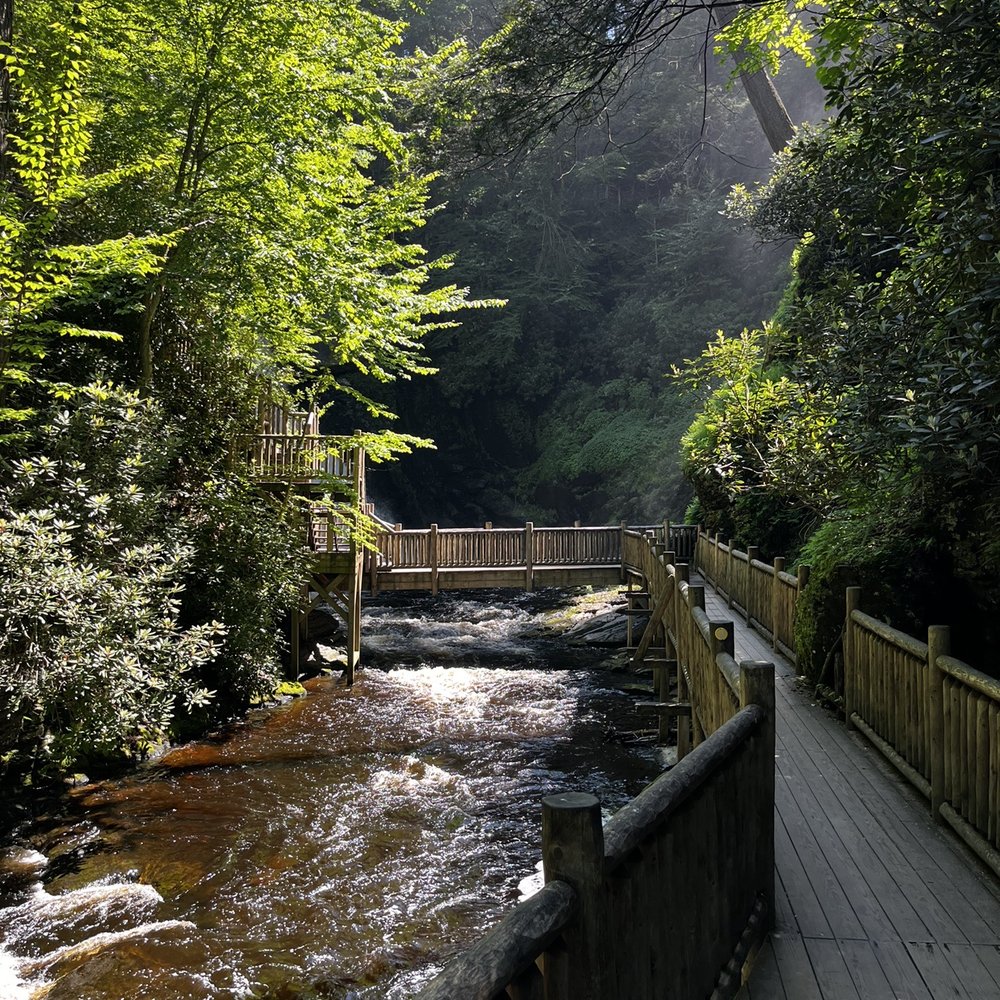 Bushkill Falls - Walkway at Bushkill Falls - Tours Near Me - Bushkill, Pennsylvania