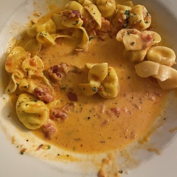 Brio Italian Grille - Nasty vodka pasta with a strip of bacon they called pancetta. - Italian Near Me - Gilbert, Arizona Brio Italian Grille - Nasty vodka pasta with a strip of bacon they called pancetta. - Italian Near Me - Gilbert, Arizona