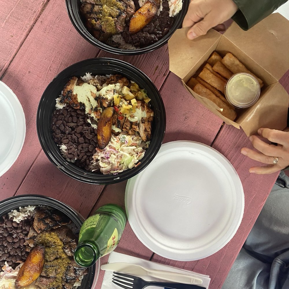 Bongos - Steak and chicken, Yuca Fries - Cuban Near Me - Seattle, Washington