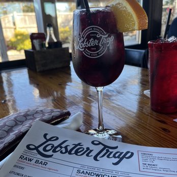 The Lobster Trap - And I always get there homemade Sangria. - Seafood Near Me - Bourne, Massachusetts The Lobster Trap - And I always get there homemade Sangria. - Seafood Near Me - Bourne, Massachusetts