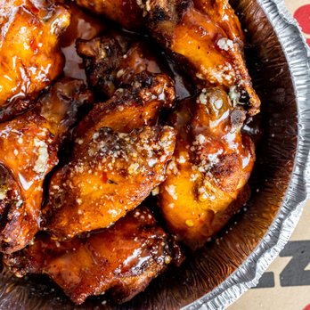 Pizza e Birra - Mango Habanero Wings (part of the large pizza, wings & 2-liter soda combo $35) - Pizza Near Me - San Diego, California Pizza e Birra - Mango Habanero Wings (part of the large pizza, wings & 2-liter soda combo $35) - Pizza Near Me - San Diego, California